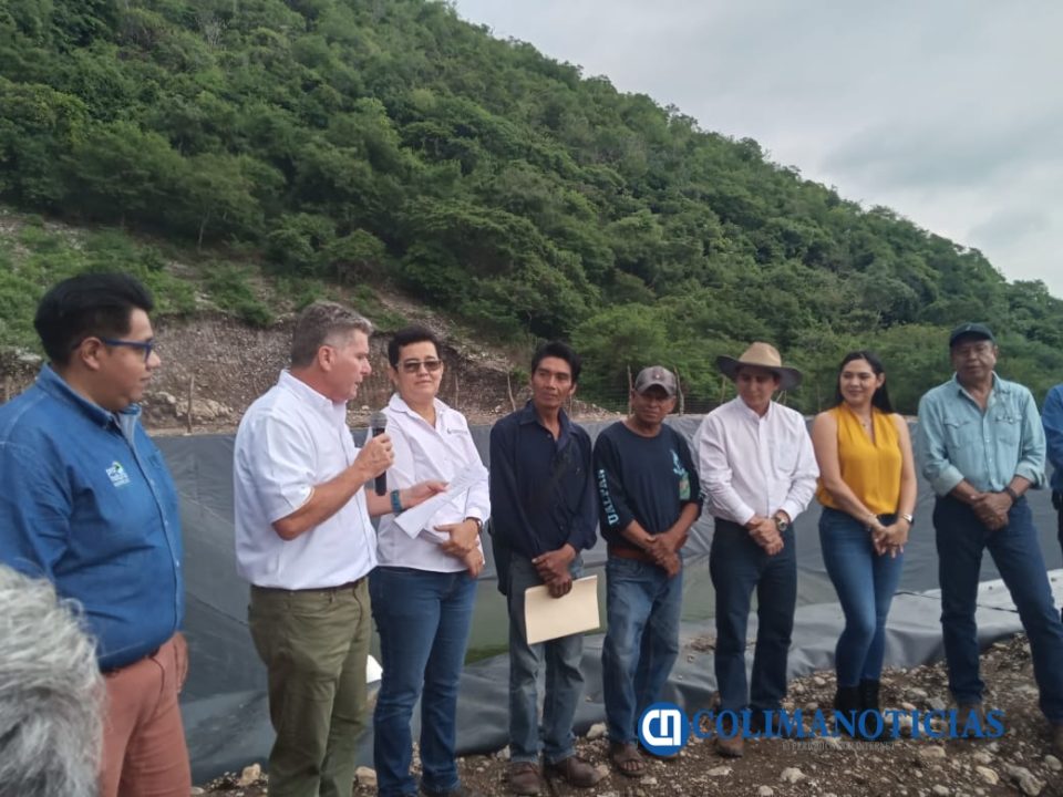 Embotelladora de Colima, ProNatura y Gobierno de Colima inauguran olla de captación de agua de lluvia, en Zacualpan