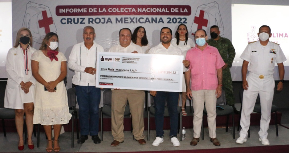 DIF Estatal entrega más de $3 millones a la Cruz Roja | El Noticiero de Manzanillo