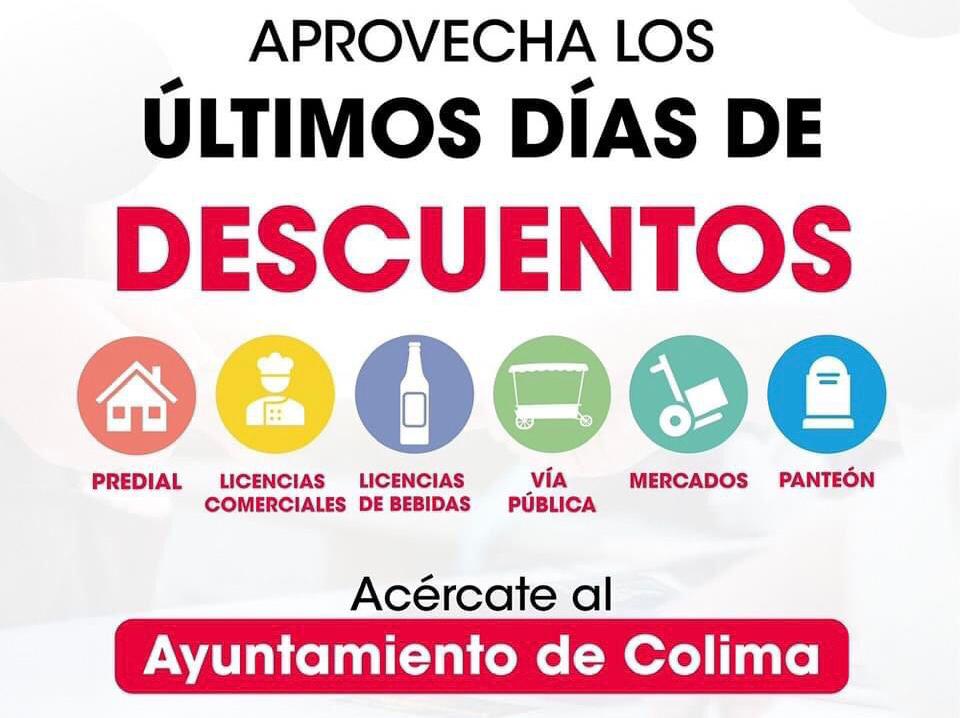 Hoy, último día para aprovechar incentivos fiscales en Colima