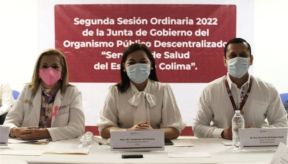 Junta de Gobierno de los Servicios de Salud rinde informes y aprueba programas