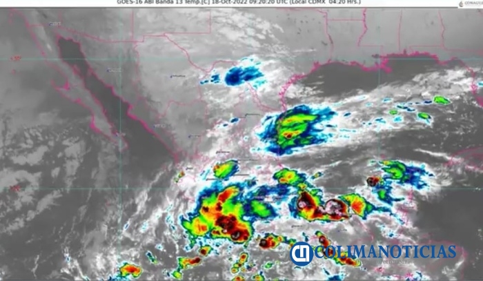 Protección Civil previene por posibles chubascos hoy en varias zonas de Colima