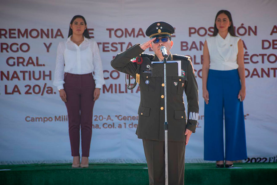 Gobernadora acude a cambio de mando en 20ª Zona Militar y destaca coordinación estrecha en acciones de seguridad | AFmedios .