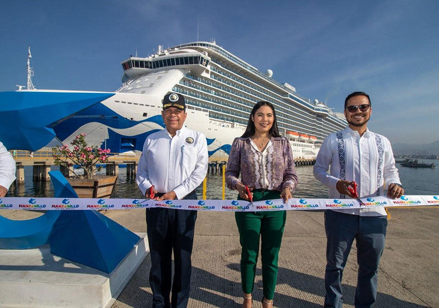 Indira recibió al crucero Royal Princess en el puerto de Manzanillo | AFmedios .