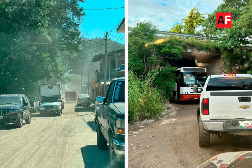 Creciente tráfico de tráileres provoca suspensiones de clases en Francisco Villa y Jalipa, Manzanillo | AFmedios .