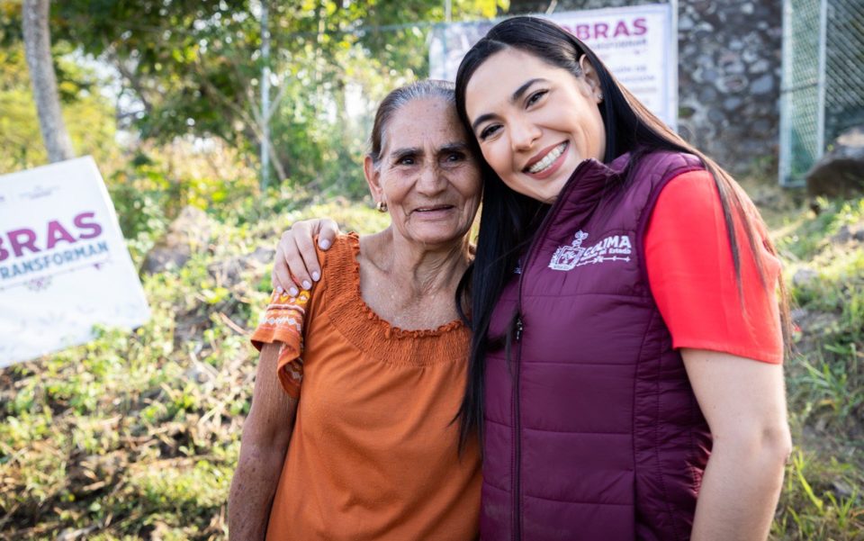 Indira constata avance de obra que garantiza abasto de agua en El Remudadero