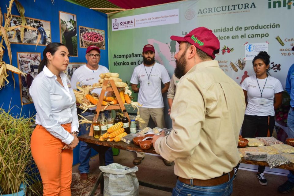 Indira recorrió Pabellón Agropecuario y exposición ganadera, en la Feria de Colima