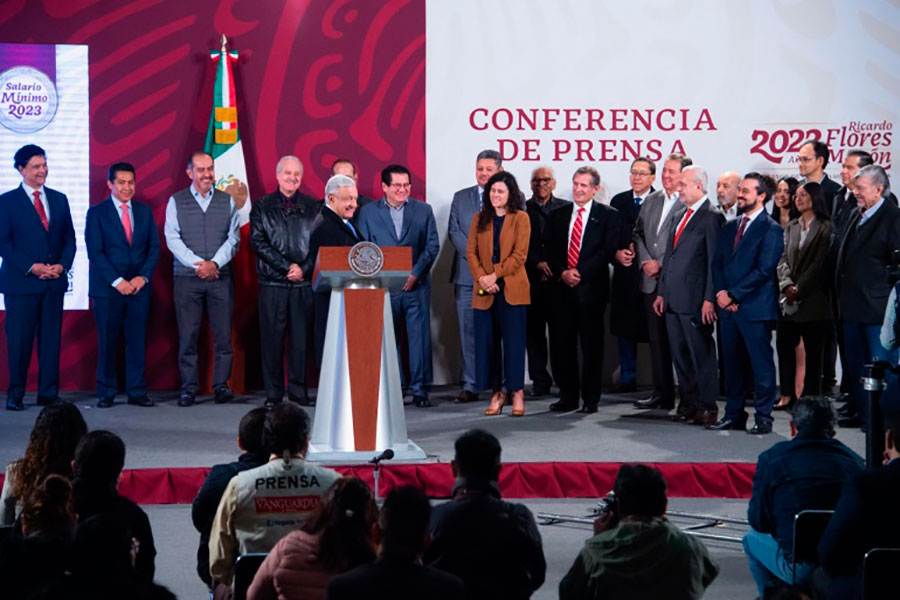 Salario mínimo aumentará 20 por ciento en 2023 | AFmedios .