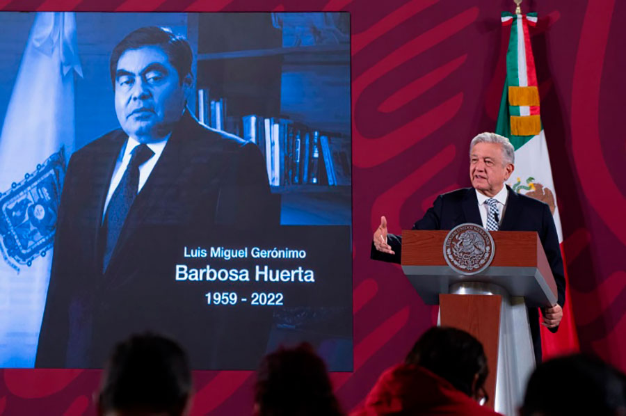 Presidente rendirá homenaje a Miguel Barbosa en Puebla | AFmedios .