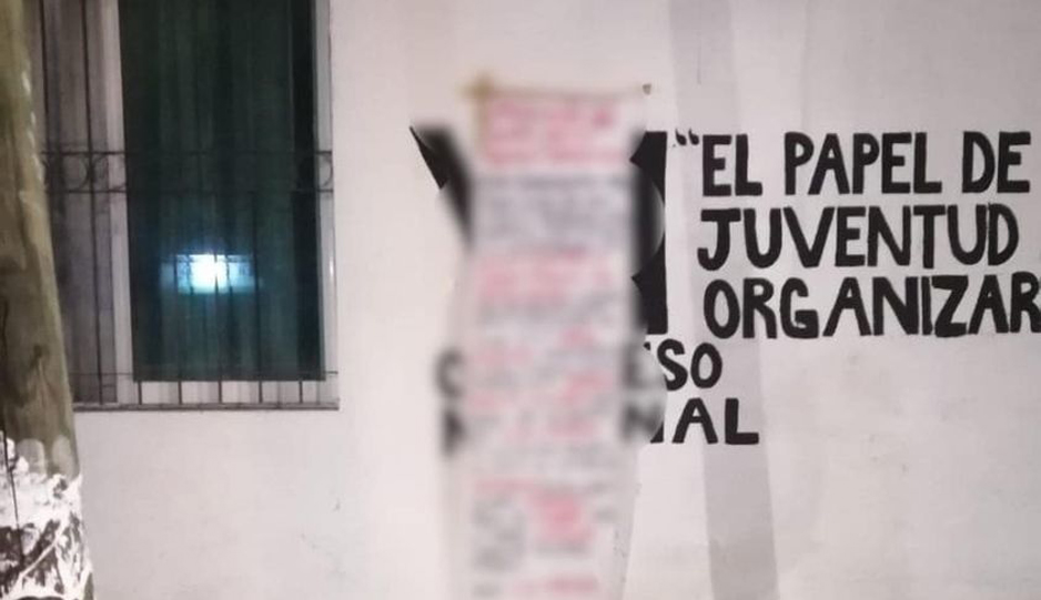 Escritos con amenazas en Unidad Antorchista | El Noticiero de Manzanillo