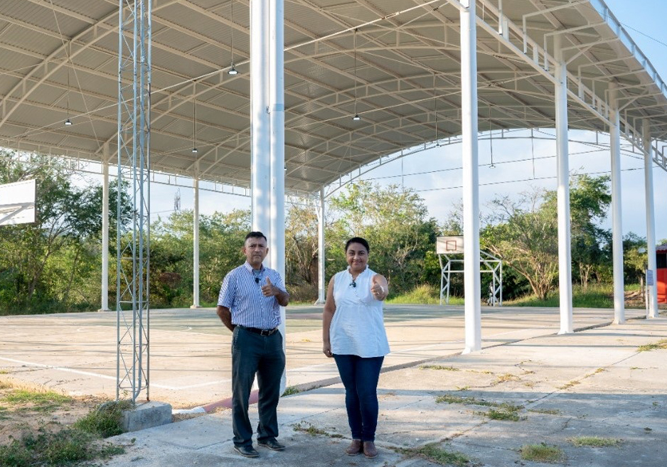 Terminan techado de cancha de usos múltiples en Puertecito de Lajas | El Noticiero de Manzanillo