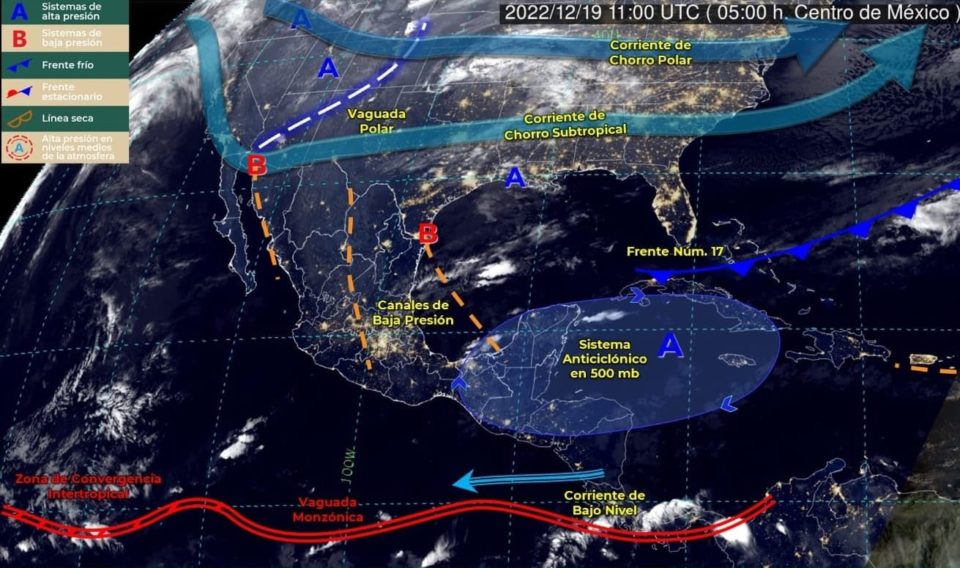 Colima alcanzará hoy temperaturas de 30 a 35°C; no se pronostican lluvias