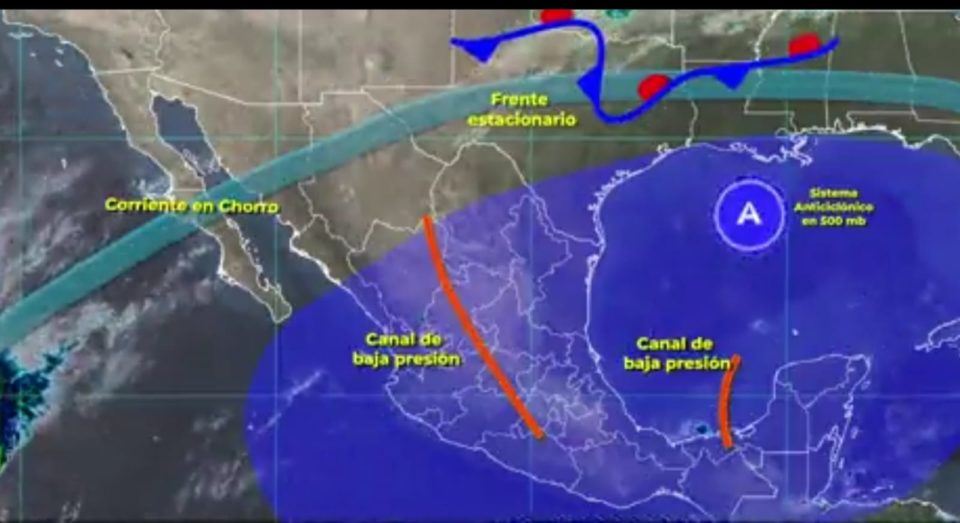 Hoy, de nuevo temperaturas elevadas y probables lluvias aisladas en zonas de Colima