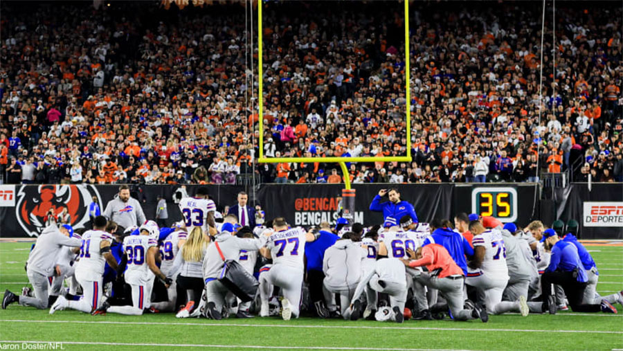 Damar Hamlin en estado crítico después de sufrir un paro cardíaco; pospuesto el Buffalo-Cincinnati | AFmedios .