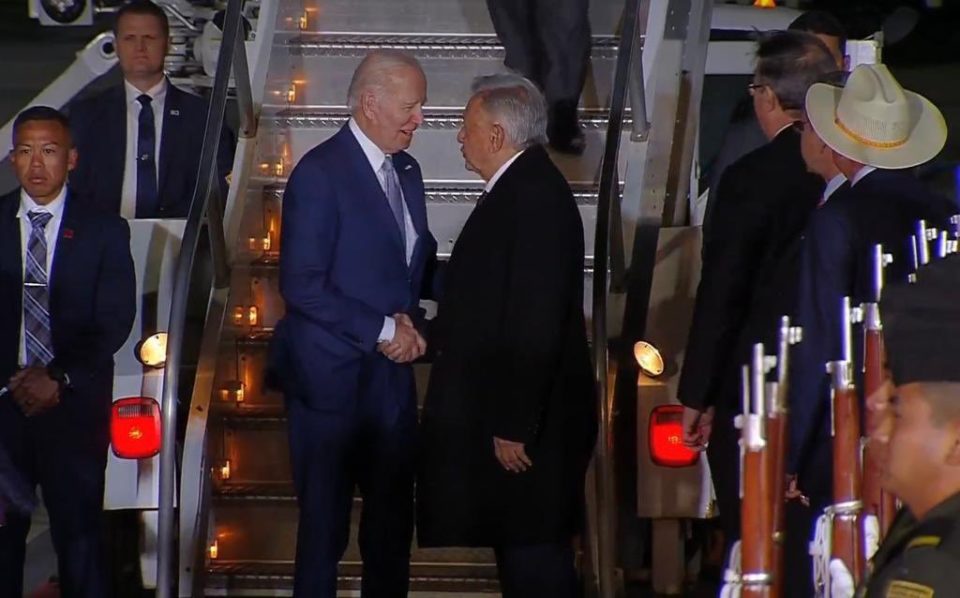 Biden llega a México para participar en la X Cumbre de Líderes de América del Norte | AFmedios .