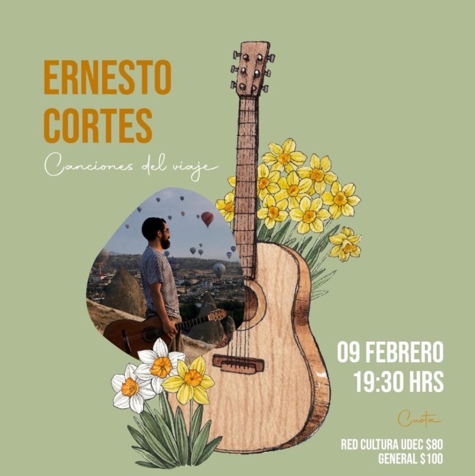 Ernesto Cortés compartirá “Canciones del viaje”, en concierto