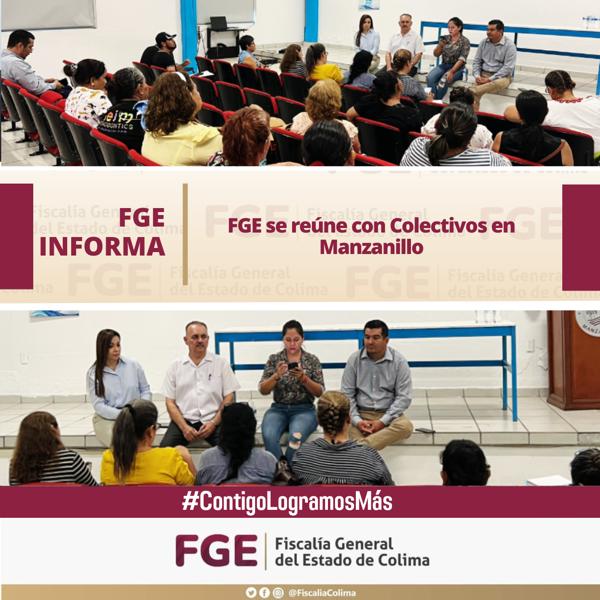 FGE se reúne con Colectivos en Manzanillo