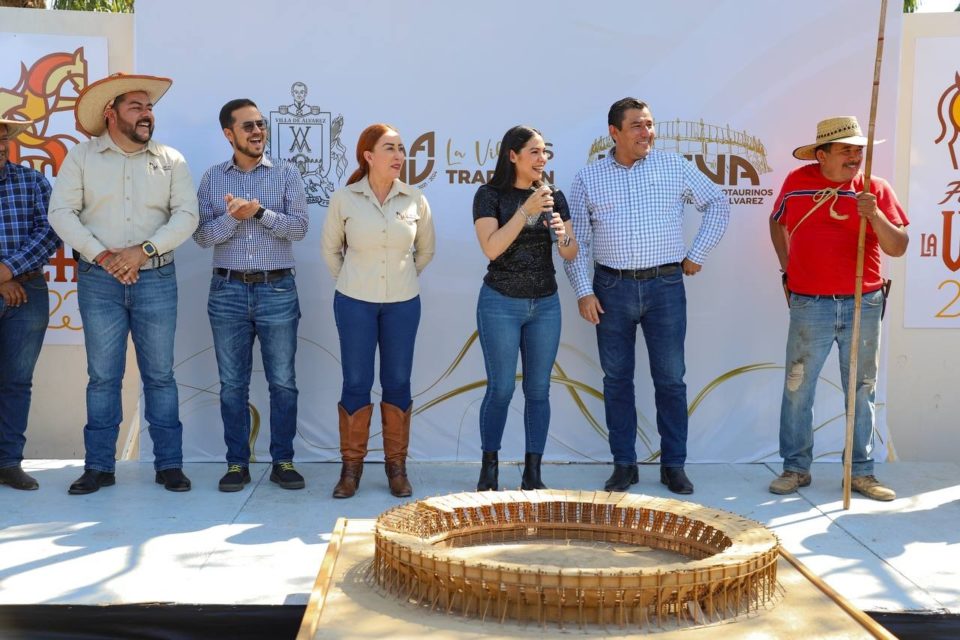 Gobernadora participa en supervisión de construcción de La Petatera; anuncia que este año será llevada a exhibición en Los Pinos