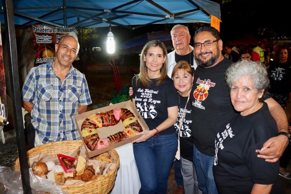 Margarita inaugura 2do Festival de la Rosca de Reyes en Colima