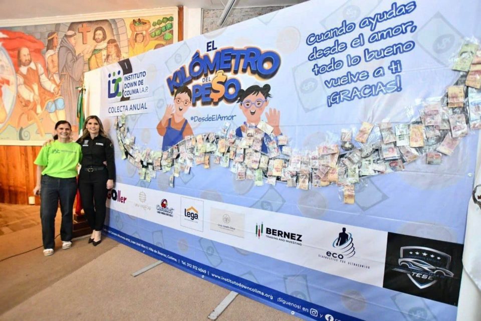 Ayuntamiento de Colima participa en el ‘Kilómetro del Peso’ del Instituto Down.