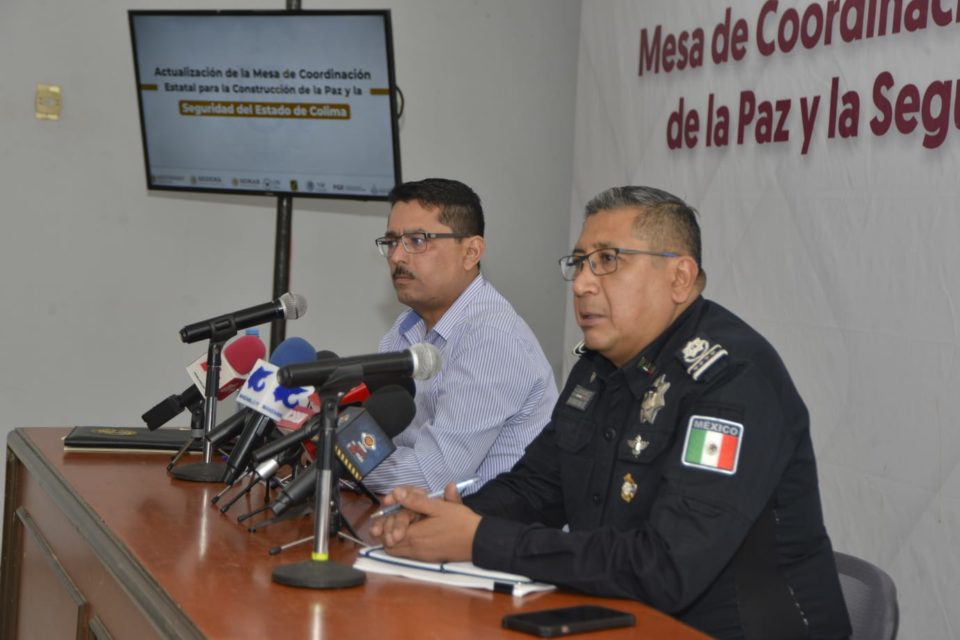 Detenidas 344 personas en el último mes, en Colima: Mesa de Seguridad