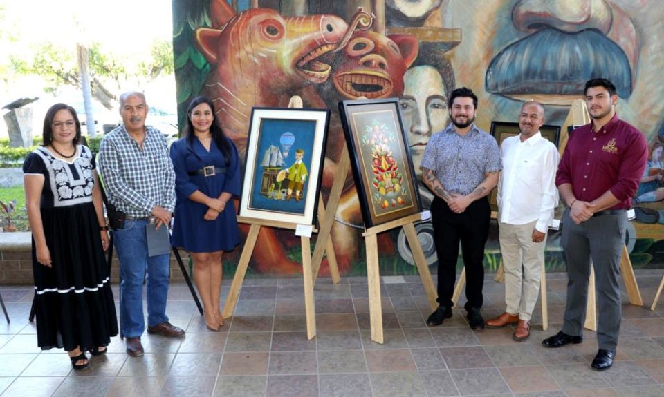 Educación y Cultura Colima realizan exposición itinerante de pintura estilo rangeliano