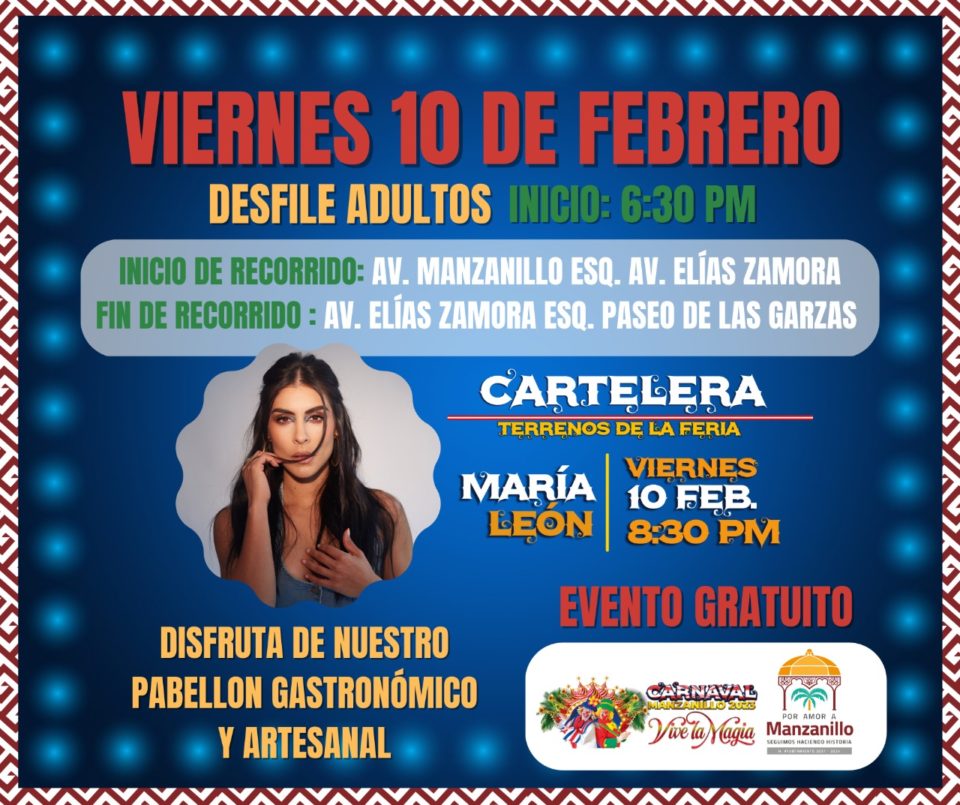 Este jueves comienza Carnaval Manzanillo 2023 “Vive la magia”