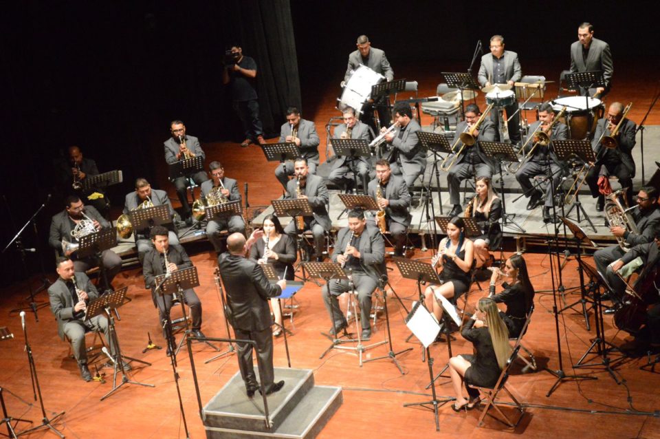 Exitoso concierto de la Banda Sinfónica de Colima, en el Teatro Hidalgo