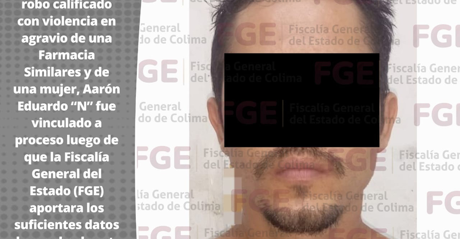 Hombre vinculado a proceso por robar Farmacia Similares | El Noticiero de Manzanillo