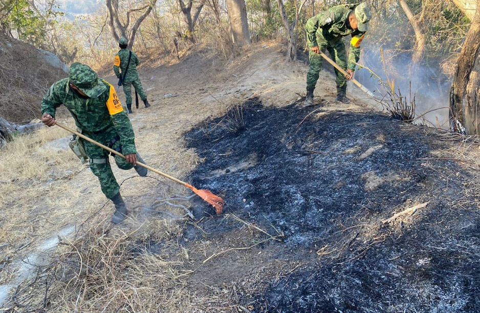 Incendio amenazó viviendas y torres de comunicación | El Noticiero de Manzanillo