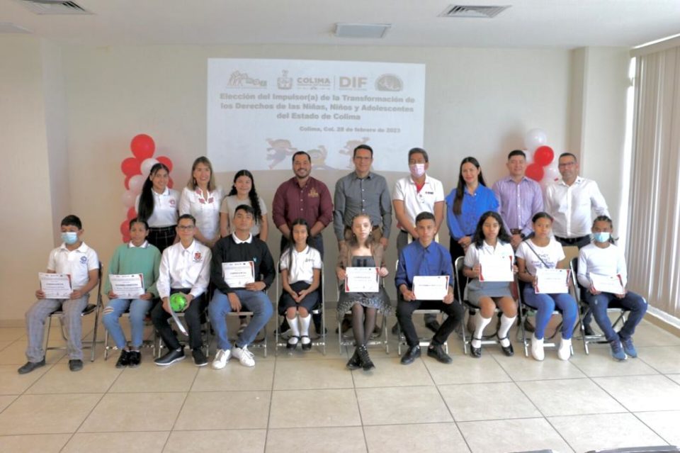 DIF Estatal Colima realiza elección de la Impulsora de Derechos de Niñas, Niños y Adolescentes