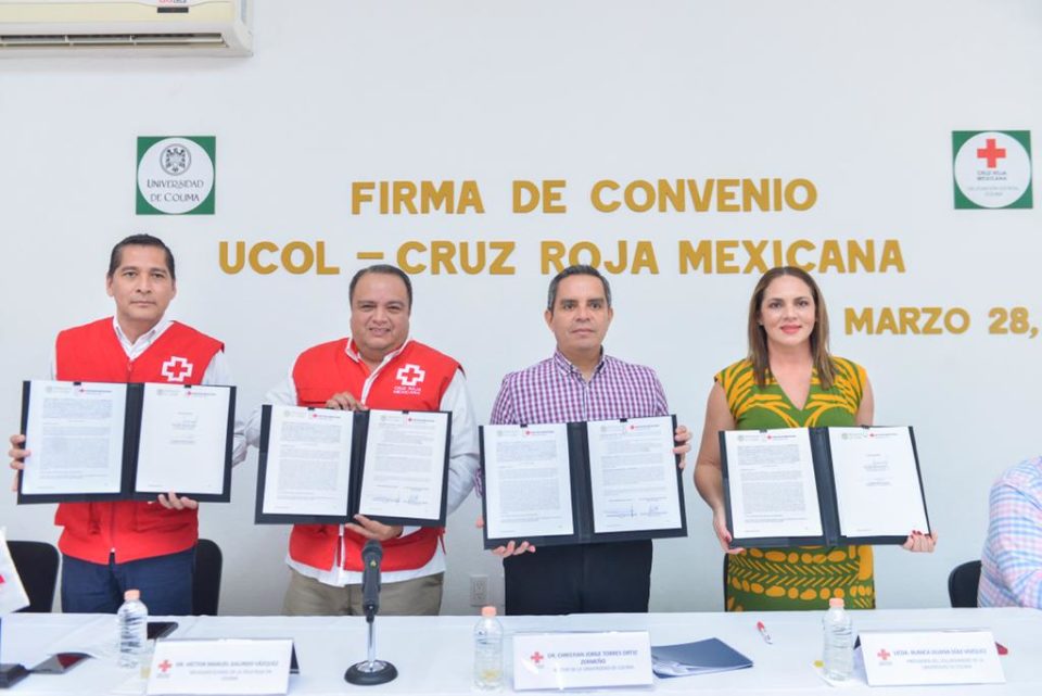 Firma UdeC y Cruz Roja convenio de colaboración