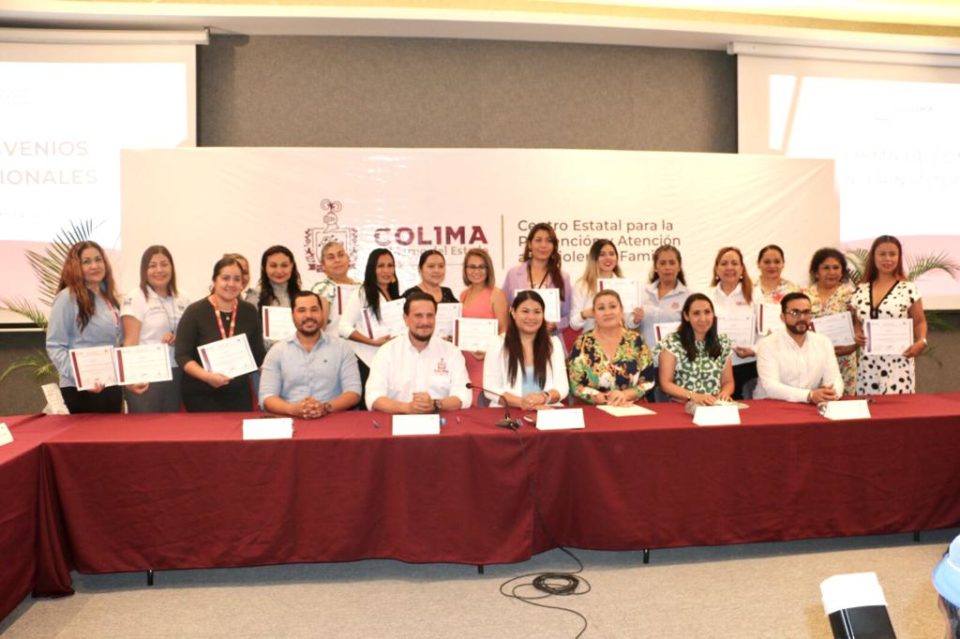 Gobierno de Colima, DIF Estatal y Cepavi firman Convenio para prevenir y erradicar la violencia familiar