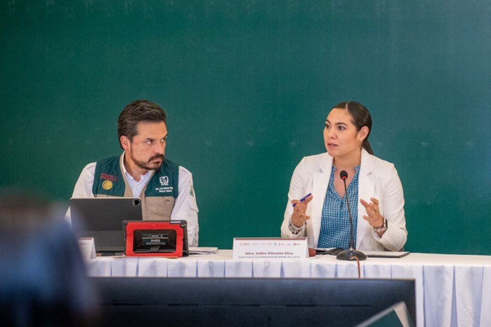 Indira y Zoé Robledo instalan Comité de Atención Médica del Estado de Colima