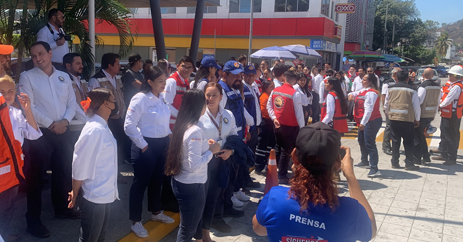 No todos participaron en el simulacro | El Noticiero de Manzanillo