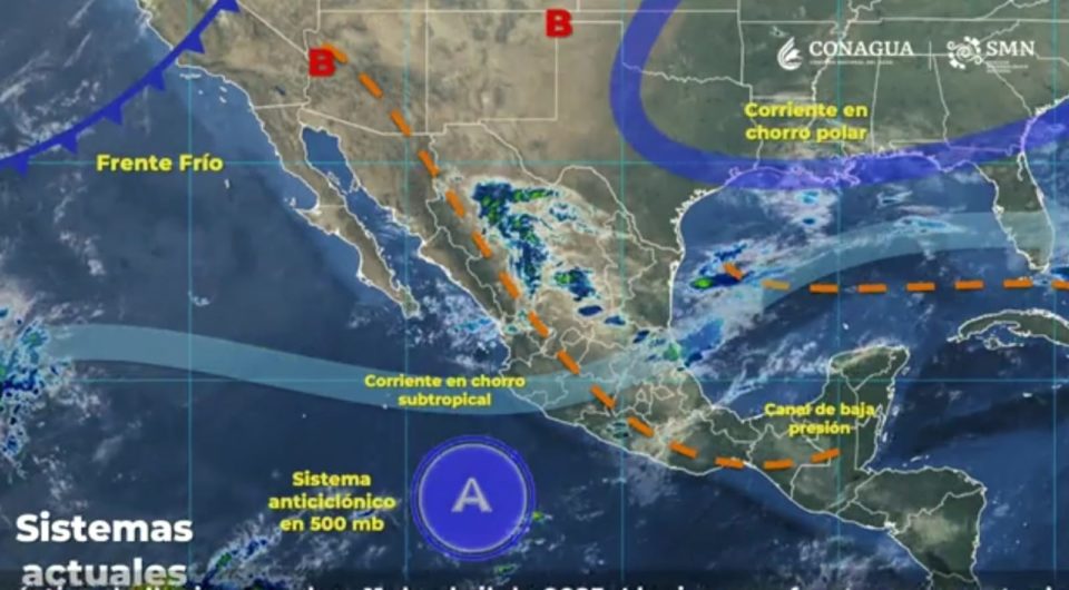 Conagua pronostica probable lluvia en algunas zonas de Colima; siguen temperaturas de 35 a 40°C