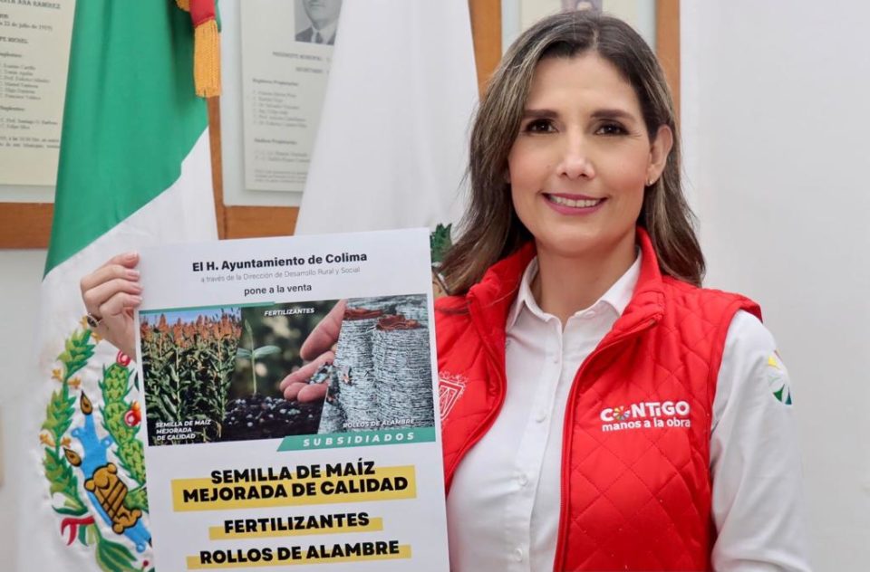Margarita Moreno apoya a campesinos con insumos a bajo costo