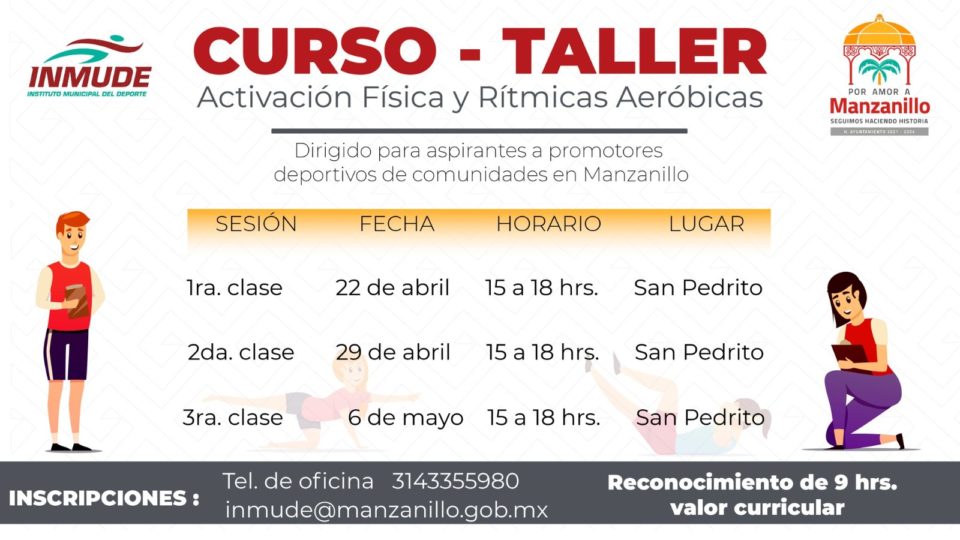 Ofrece el Instituto Municipal del Deporte de Manzanillo 𝗖𝗮𝗽𝗮𝗰𝗶𝘁𝗮𝗰𝗶𝗼́𝗻 𝗮 𝗽𝗿𝗼𝗺𝗼𝘁𝗼𝗿𝗲𝘀 𝗱𝗲𝗽𝗼𝗿𝘁𝗶𝘃𝗼𝘀