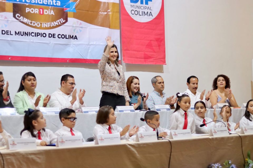 Sesiona Cabildo Infantil de Colima sobre derechos de la niñez