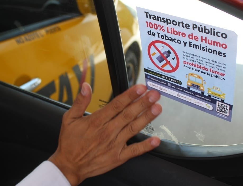 Implementan estrategia antitabaco en el transporte público | El Noticiero de Manzanillo