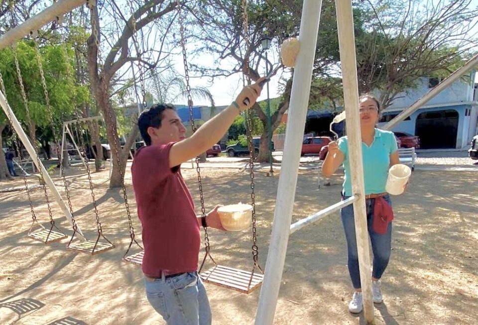 Karen Jurado, Vladimir Parra y vecinos participan en rescate de espacio público de Villas del Oro en VdeA