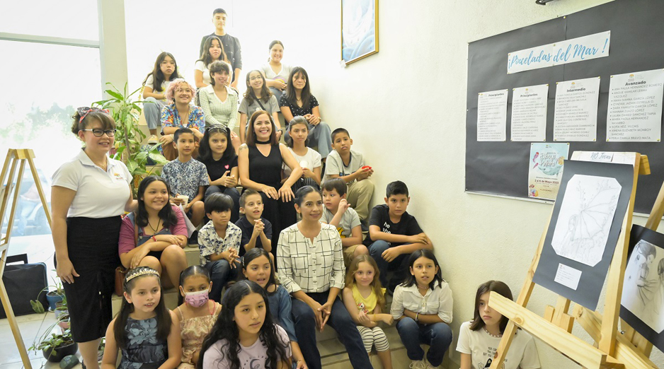 Niños exponen la muestra “Pinceladas del Mar” | El Noticiero de Manzanillo