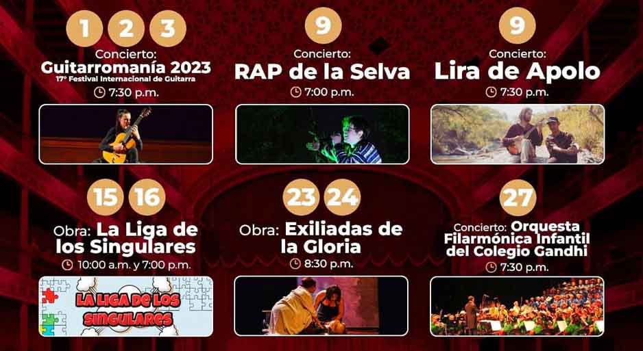 Atractiva cartelera artística y cultural en el Teatro Hidalgo | El Noticiero de Manzanillo