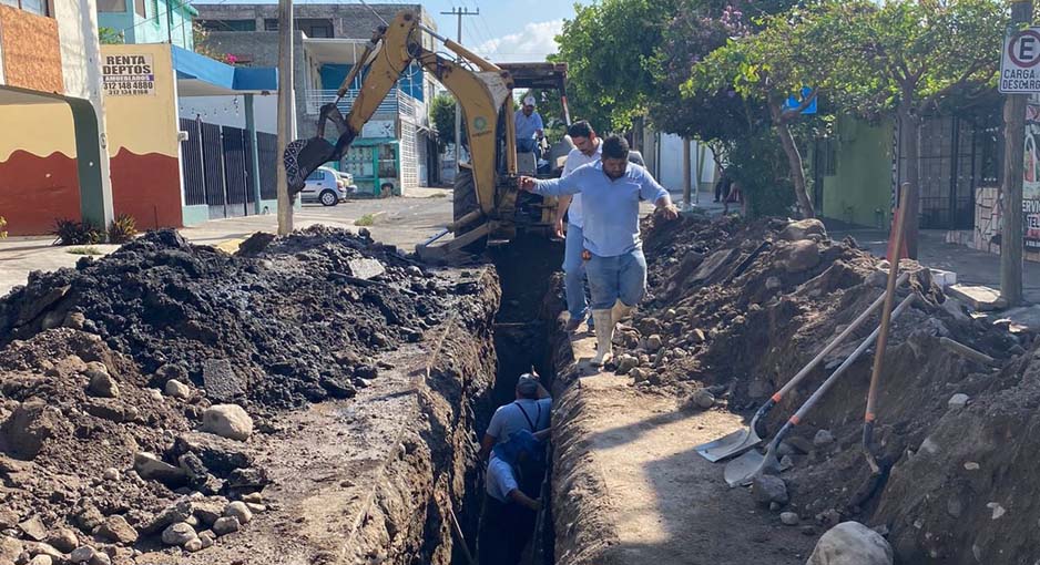 Ciapacov sustituye 48 metros de la red de drenaje en el centro de Colima | El Noticiero de Manzanillo