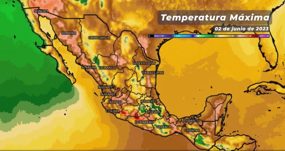 Colima sigue entre los estados con más alta temperatura en el país: 40 a 45°C