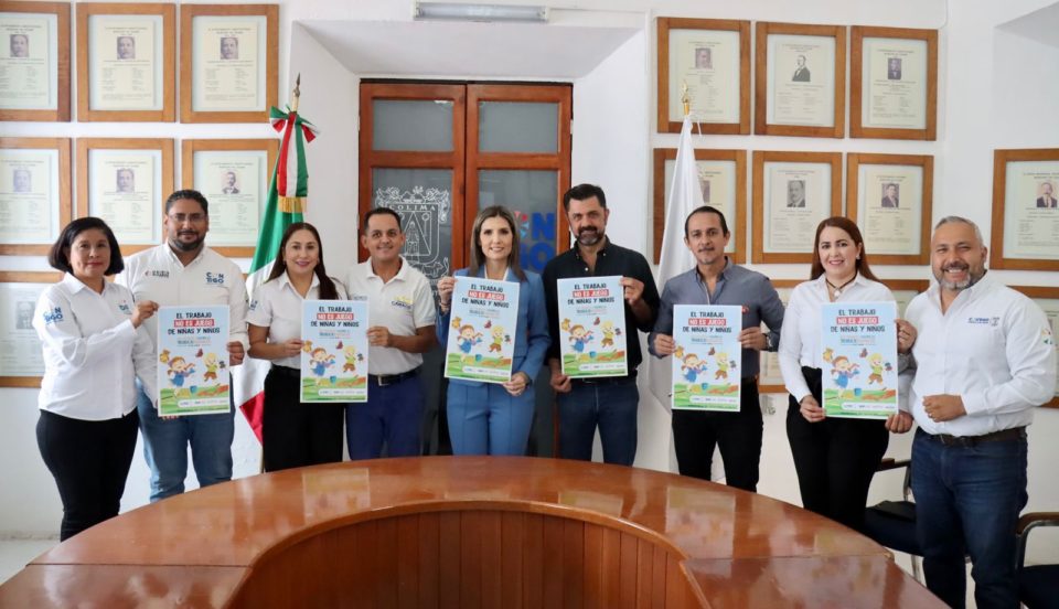 La presidenta Margarita Moreno presenta la campaña “El trabajo no es juego de niñas y niños”