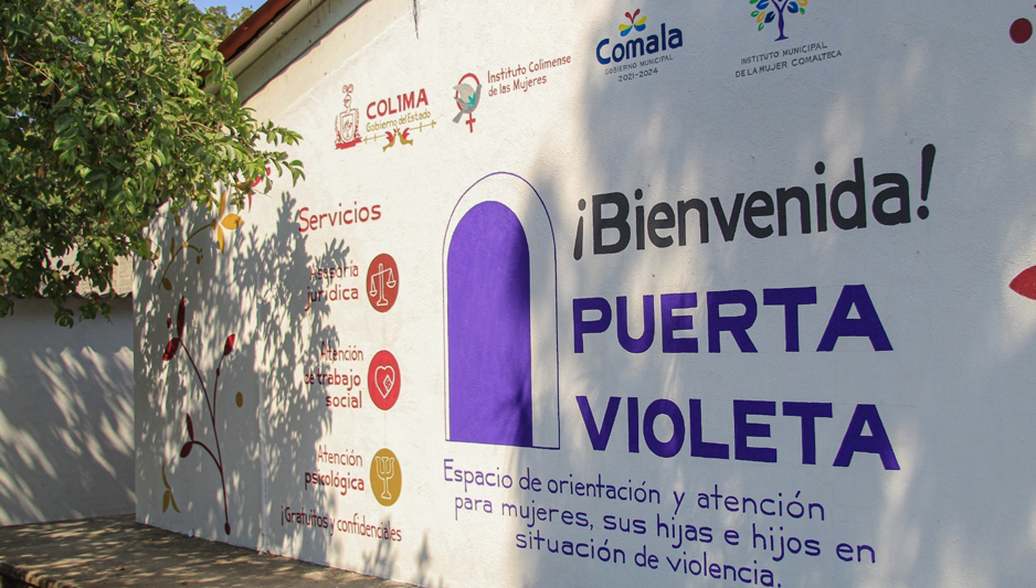 Reinauguran Puerta Violeta en Suchitlán | El Noticiero de Manzanillo