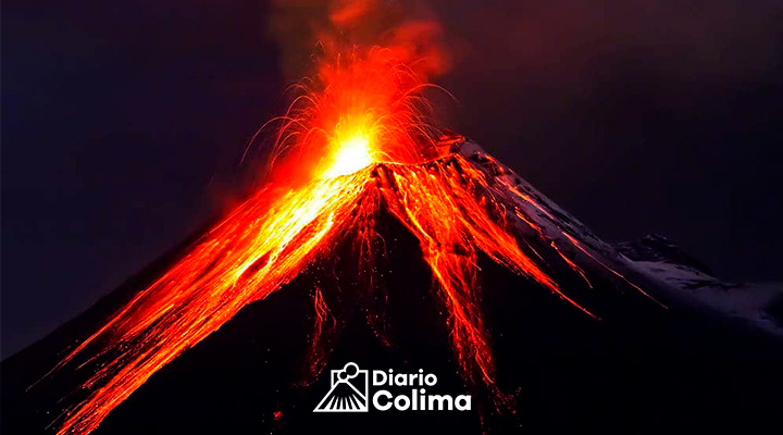 Datos sobre volcán de Colima