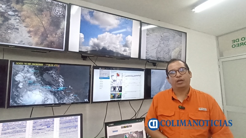 Volcán de Colima, en niveles ‘muy bajos de actividad’: Centro Vulcanológico