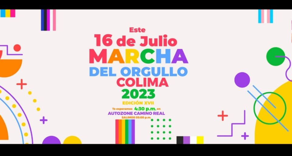 Marcha del Orgullo, este domingo 16 de julio en Colima 