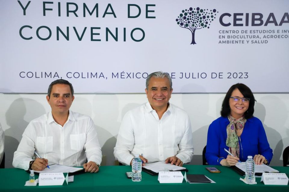 Gobierno Colima, UdeC y Conahcyt firman convenios e inauguran el CEIBAAS